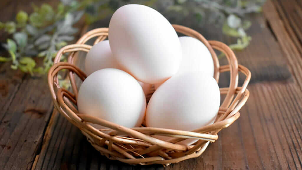 盛り付けられた卵
