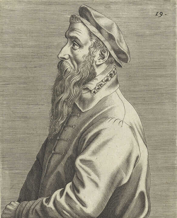 画家ピーテル・ブリューゲルの自画像